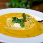 carrot soup with coriander